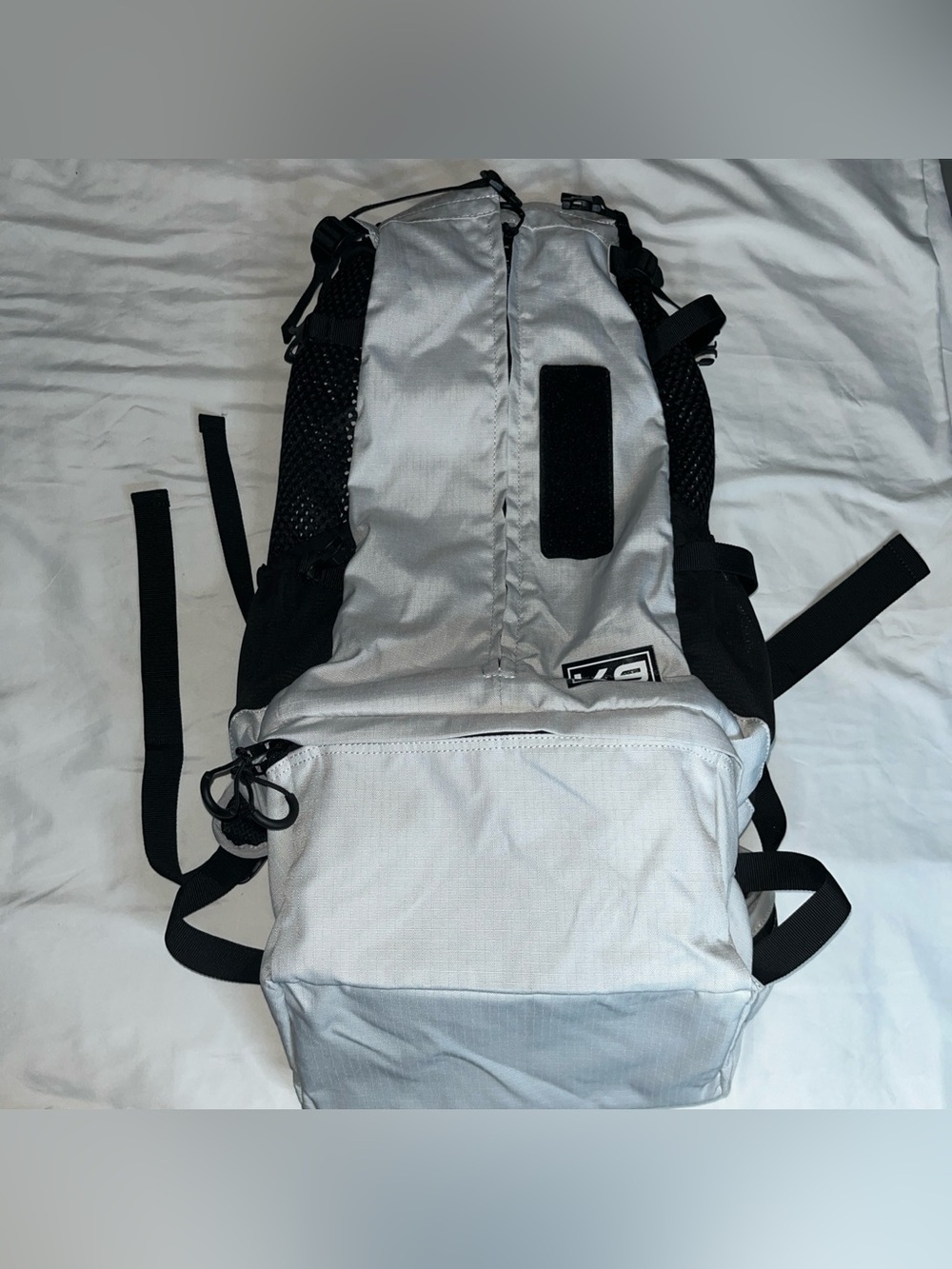 K9 Sport Sack Medium light Gray Black Dog Carrier Backpack